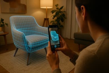 AR Furniture in Living Room